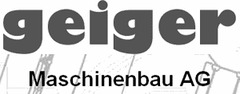 Logo Geiger Maschinenbau AG