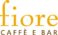Logo fiore caffè e bar