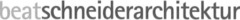 Logo Beat Schneider Architektur GmbH