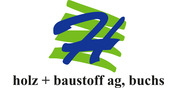 Logo holz + baustoff ag, buchs