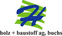 Logo holz + baustoff ag, buchs
