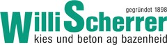 Logo Willi Scherrer Kies- und Beton AG