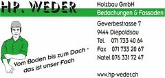 Logo HP. WEDER Holzbau GmbH Bedachungen & Fassaden