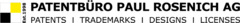 Logo Patentbüro Paul Rosenich AG