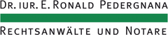 Logo Dr.iur Ronald Pedergnana
