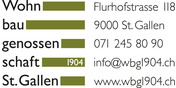 Logo Wohnbaugenossenschaft 1904 St. Gallen