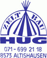 Logo HUG UND PARTNER, Zeltbau